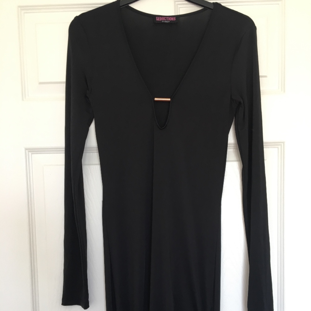 Sirens Black Maxi Dress